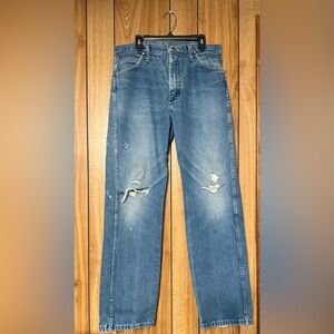 Wrangler Men's Light Blue Jeans Size 31x32 like new